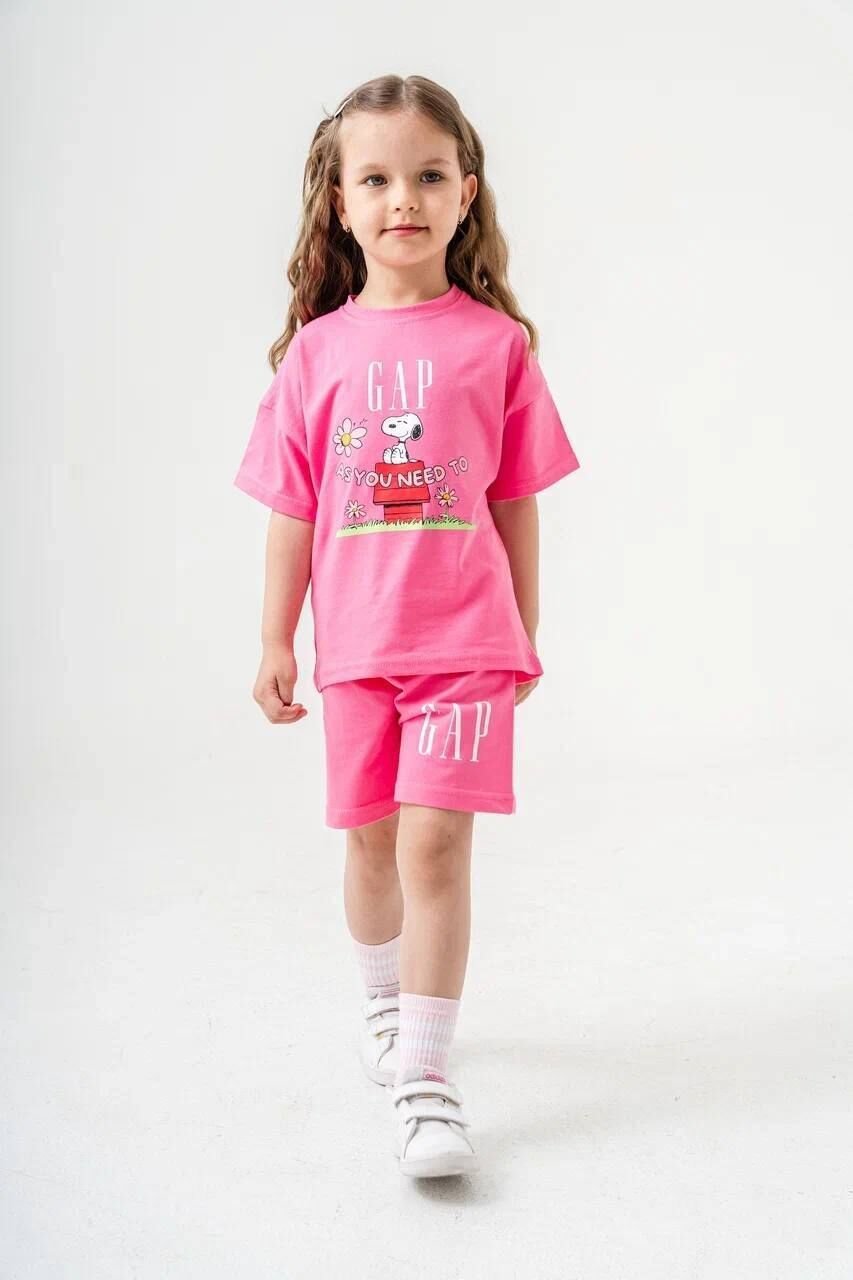 Gap pembe şortlu takım