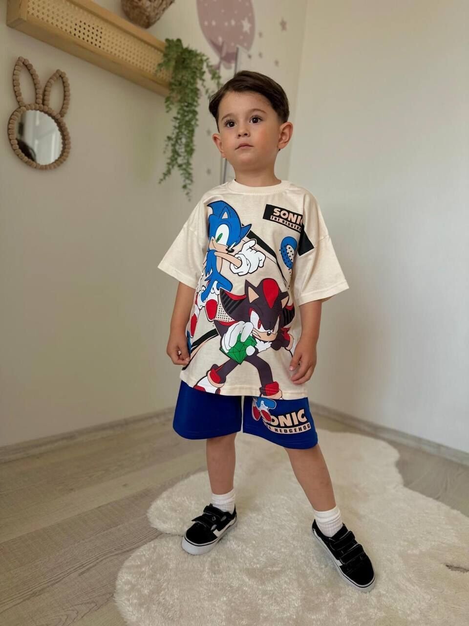 Sonic şortlu takım
