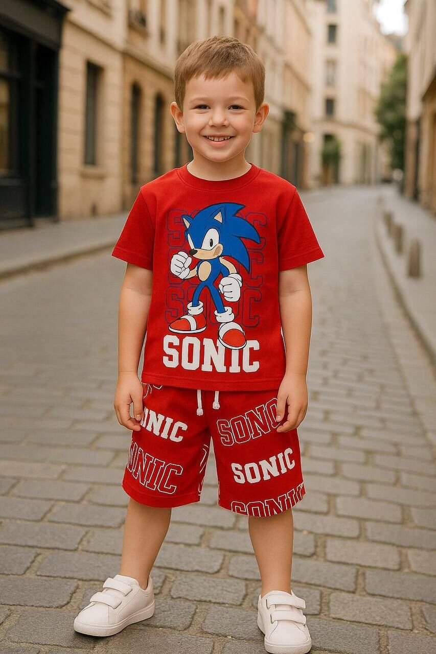 Sonic şortlu takım