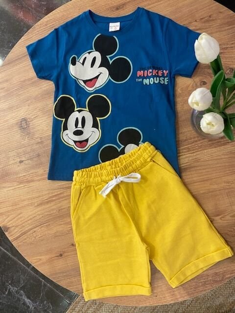 Mickey şortlu takım