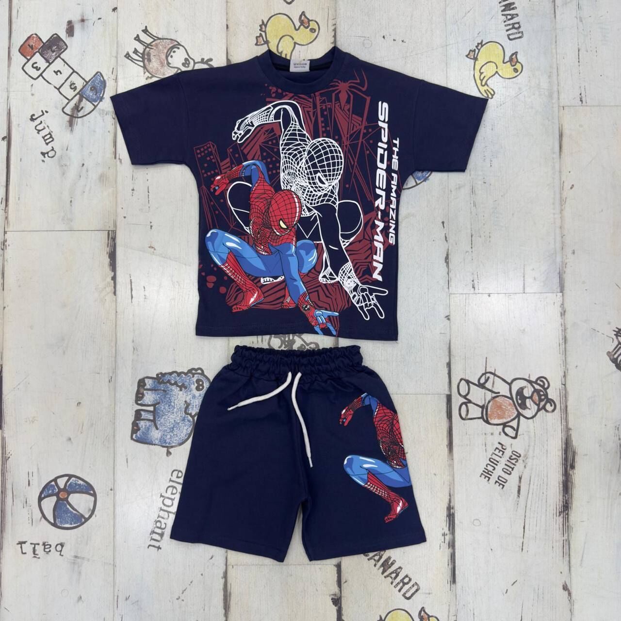 Spiderman lacivert