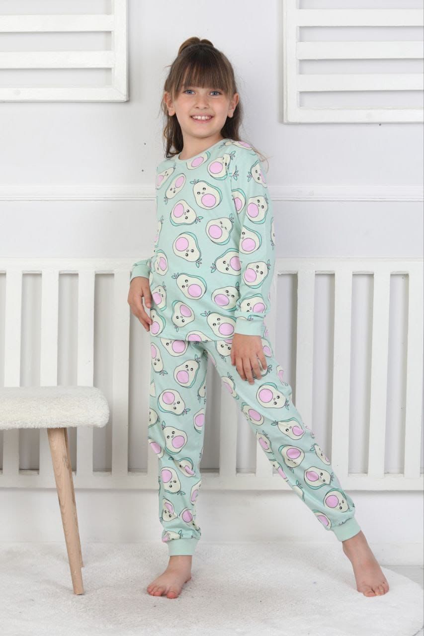 Desenli Pijama Takımı