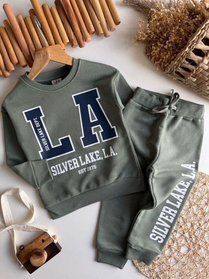 3 İplik Fırçalı Kumaş La Takım