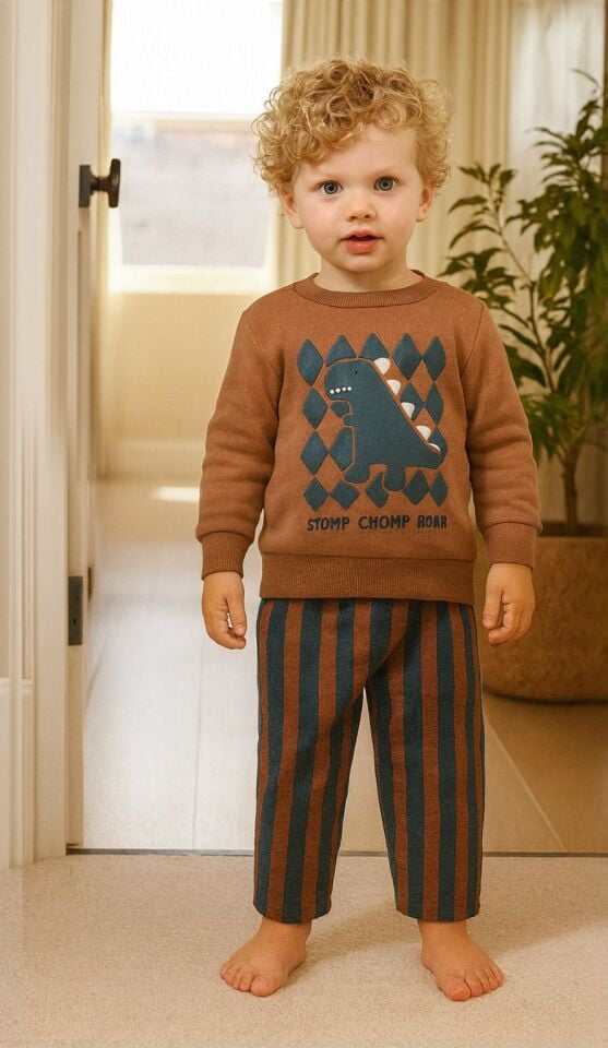 3 İplik Dino Takım