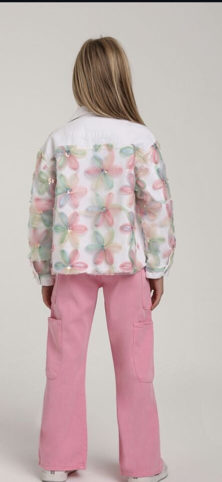 Escabel Zambaklı Kot Ceket