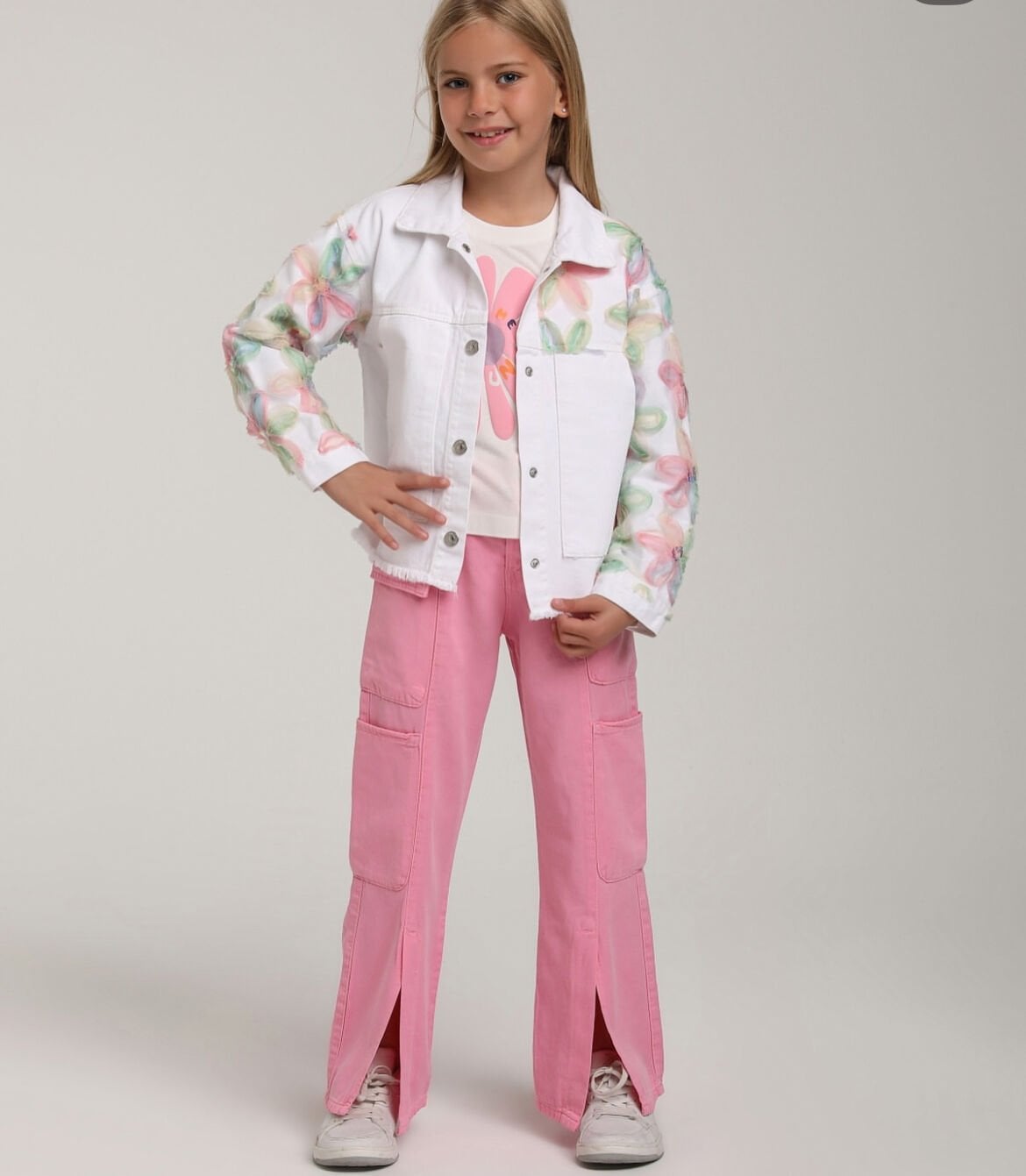 Escabel Zambaklı Kot Ceket