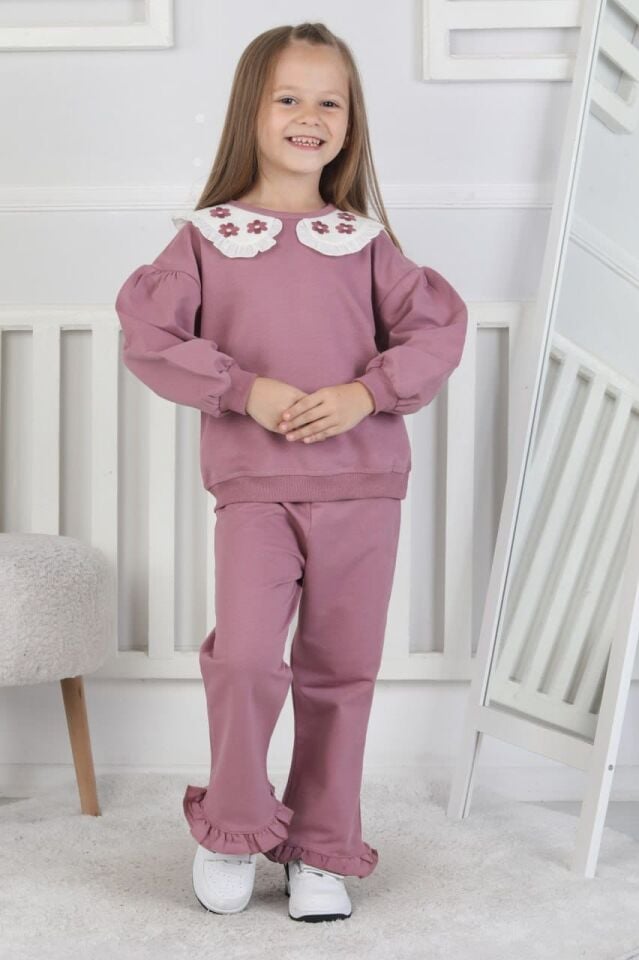 Bebe Yaka Fırçalı Kumaş