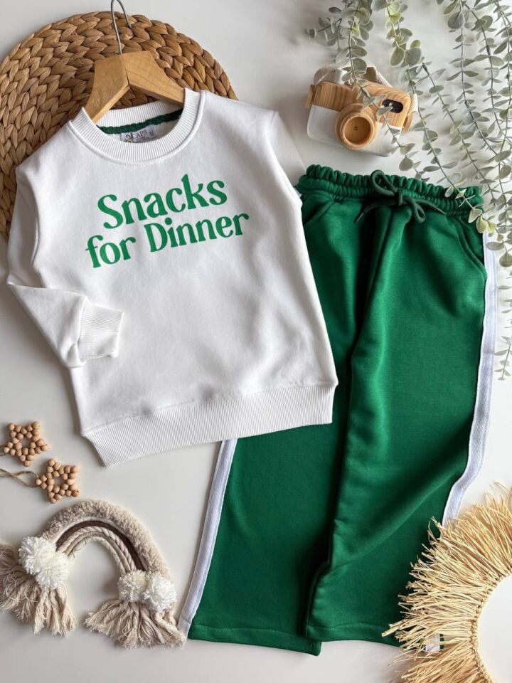 3 İplik Snacks For Dinner Takım