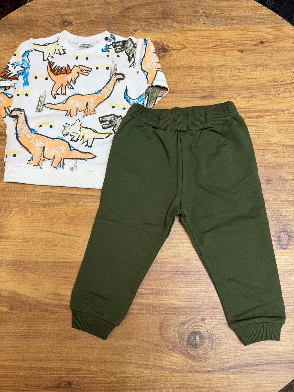 2 İplik Dinazorlu Takım(6ay-3yaş)