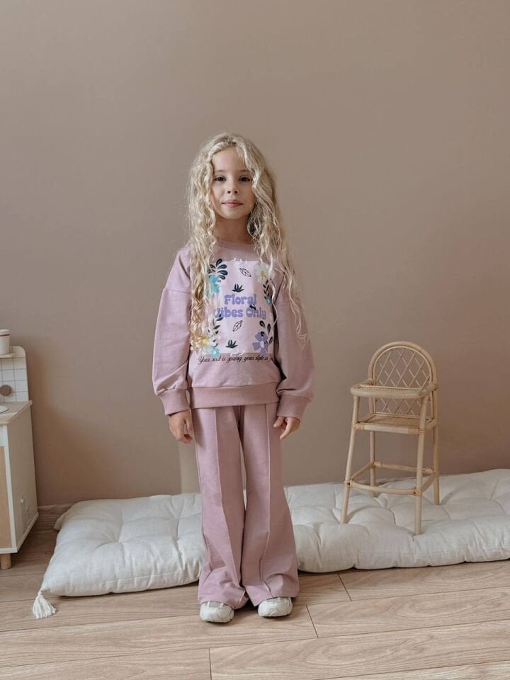 2 İplik Çiçekli Takım