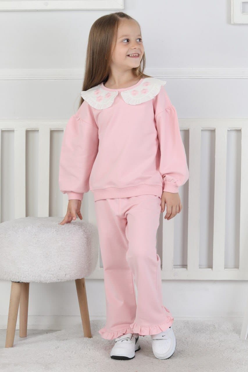 Bebe Yaka Fırçalı Kumaş