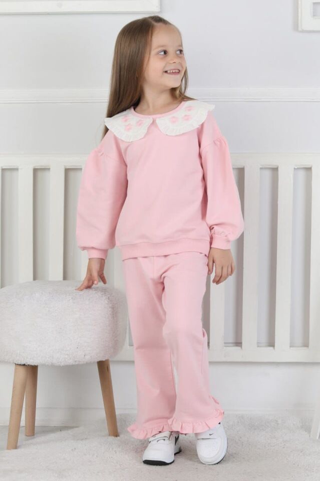 Bebe Yaka Fırçalı Kumaş