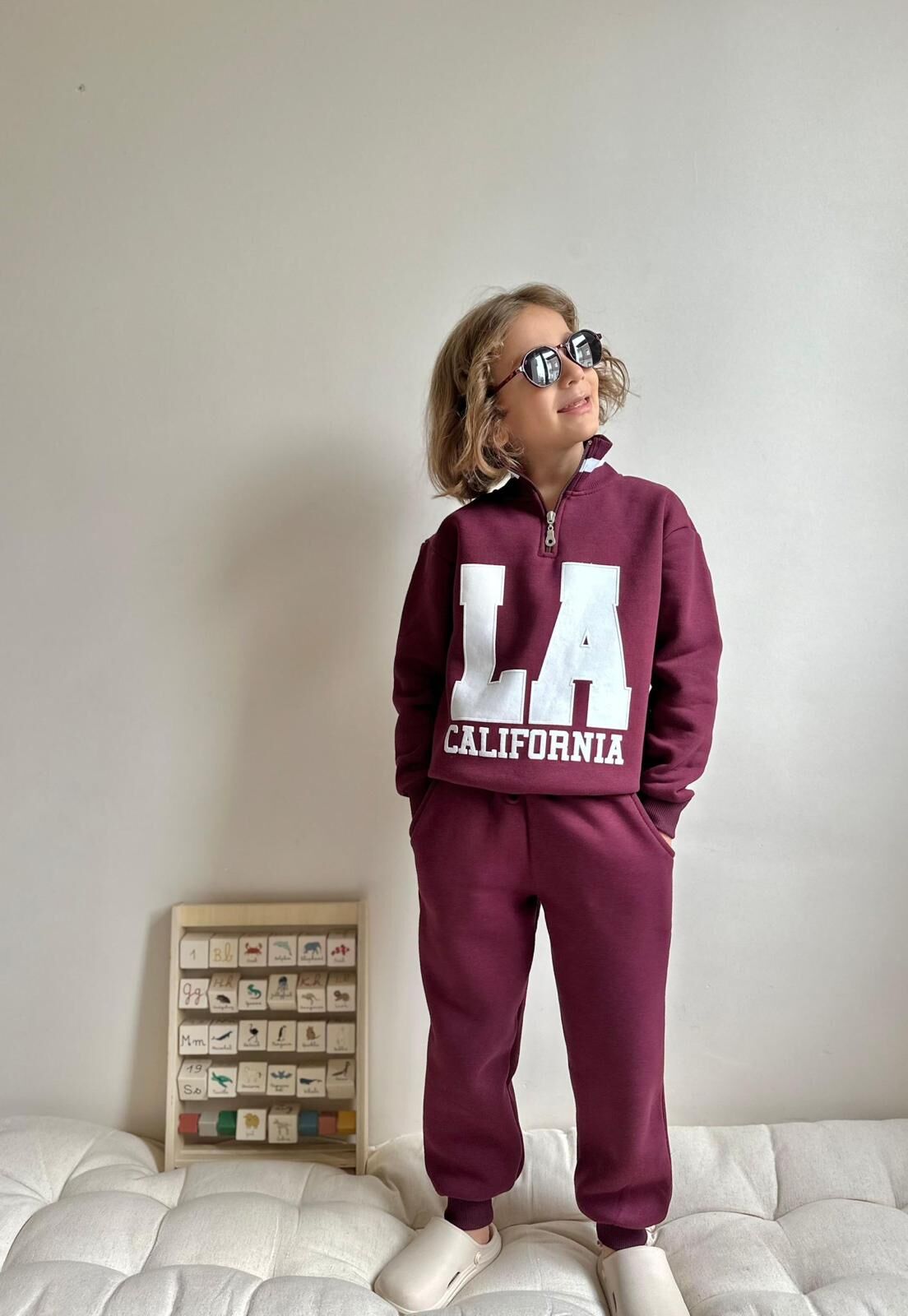 3 İplik Şardonlu Fermuarlı Takım(5-14Yaş)