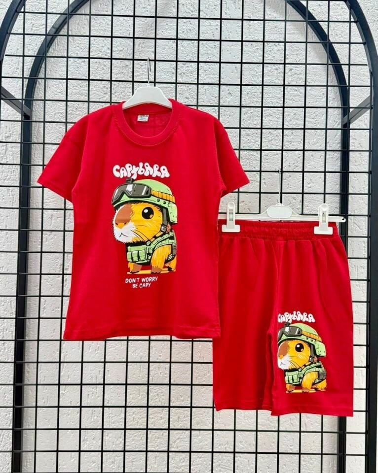 Capybara kırmızı takım