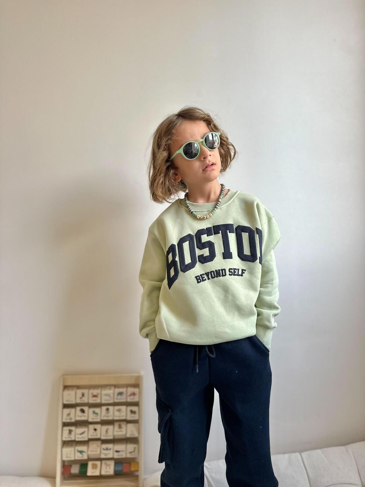 3 İplik Şardonlu Boston Takım(5-14Yaş)