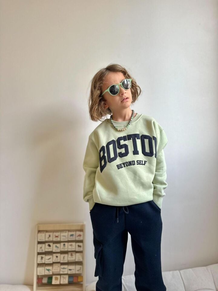 3 İplik Şardonlu Boston Takım(5-14Yaş)