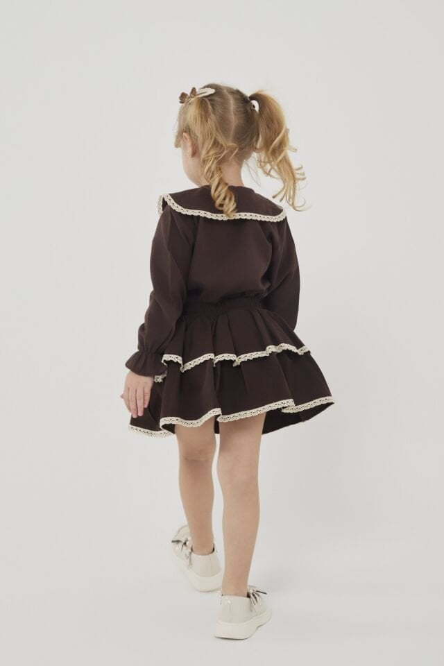 Kahverengi Etekli Takım