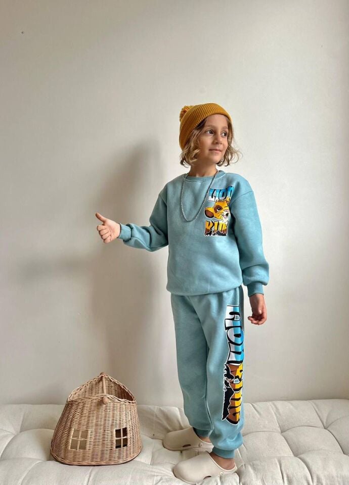 3 İplik Şardonlu Lion King Takım