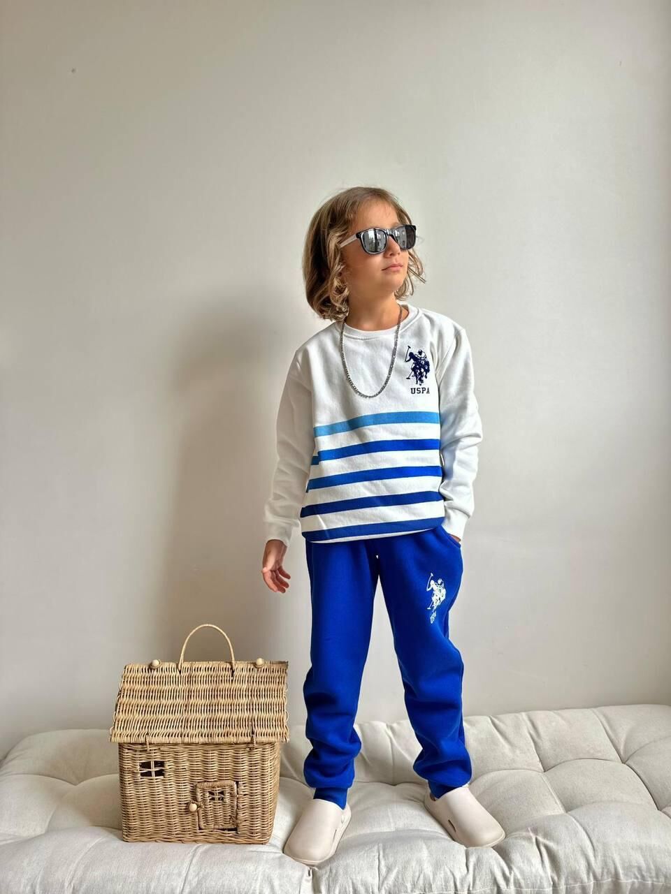 3 İplik Şardonlu Polo Takım(5-14Yaş)