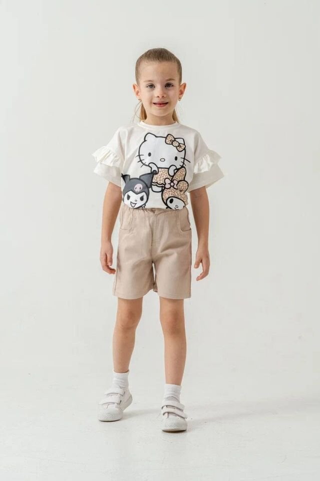 Hello kitty şortlu takım