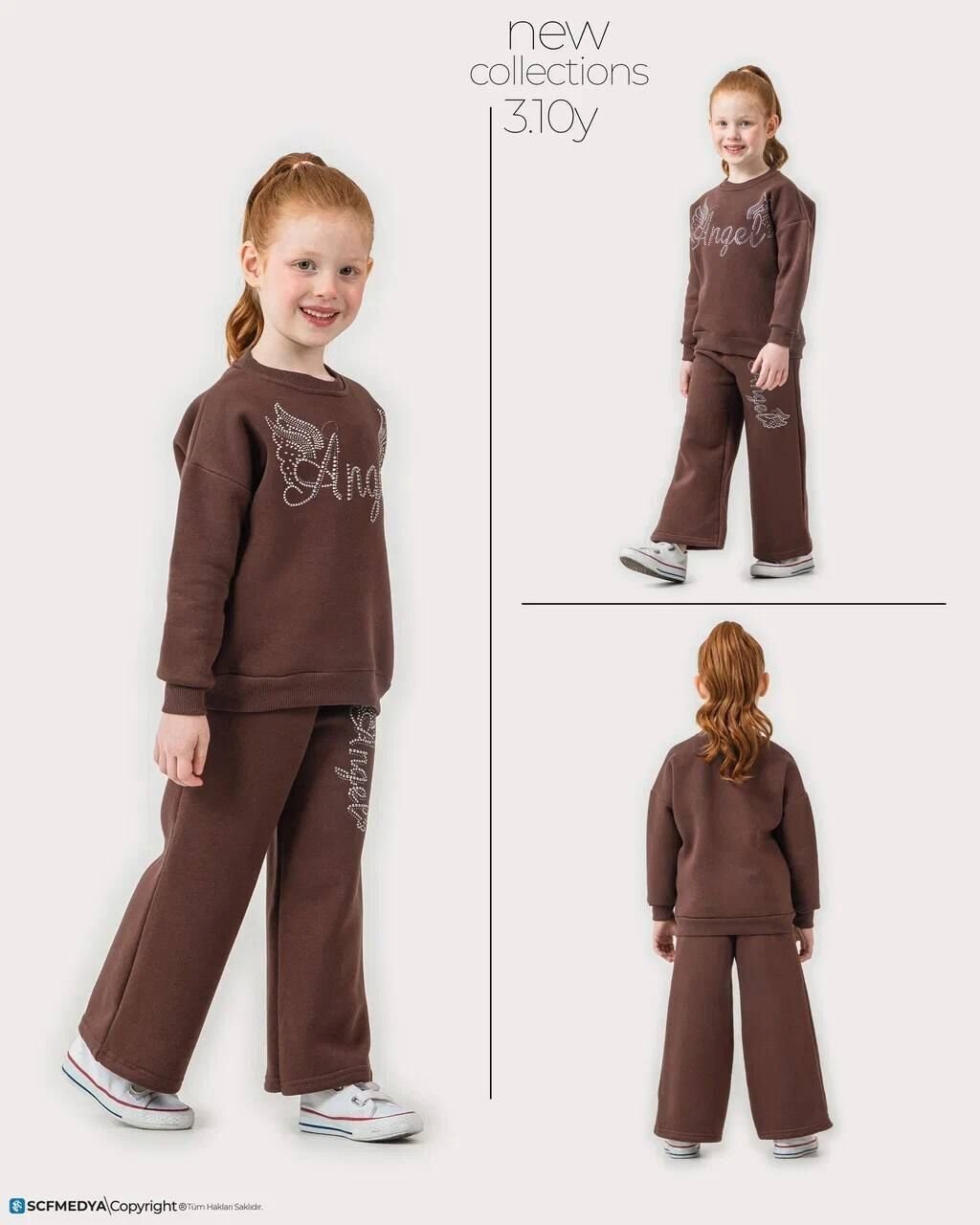 3 İplik Şardonlu Angel Takım