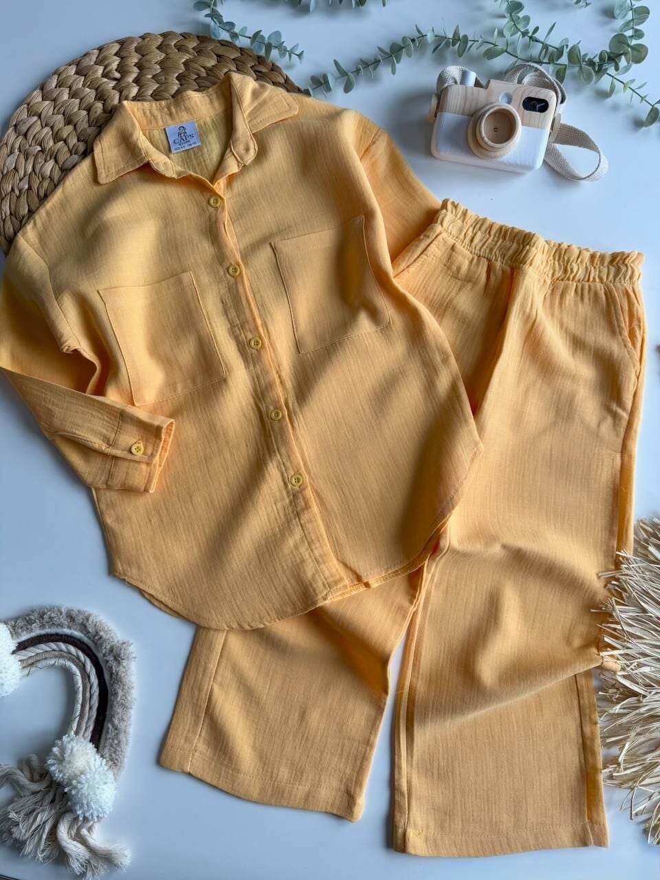 Müslin Takım kısa kollu