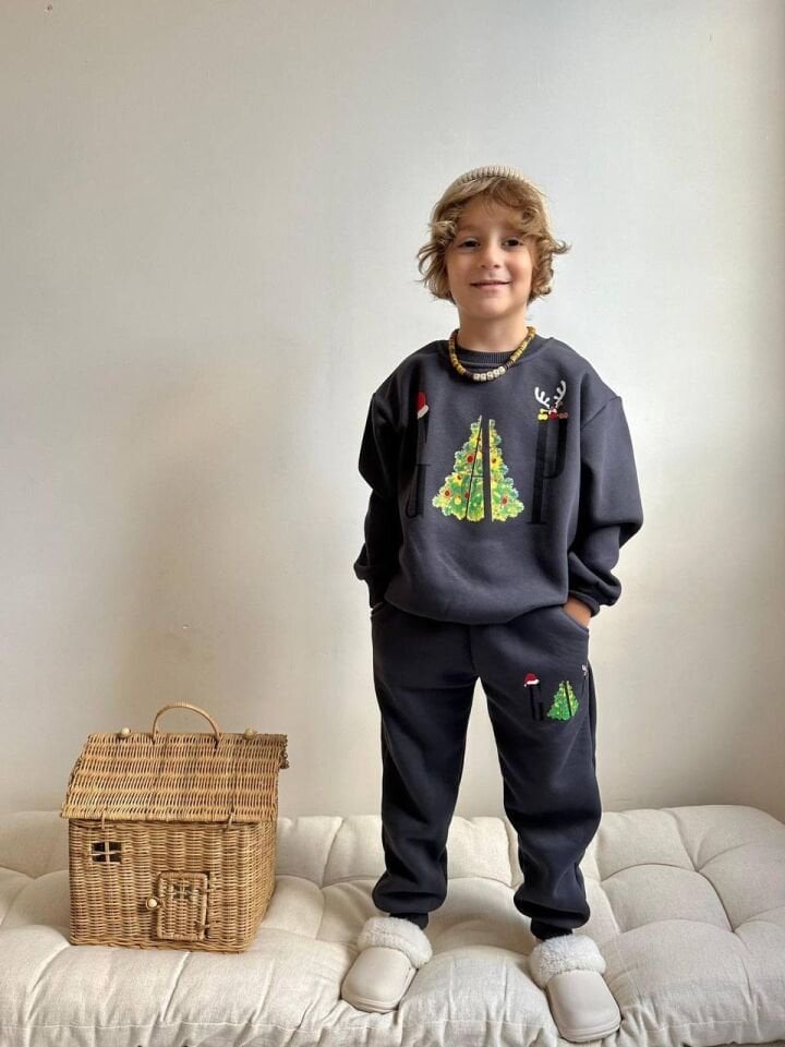 3 İp Şardonlu Yeni Yıl Konseptli Takım