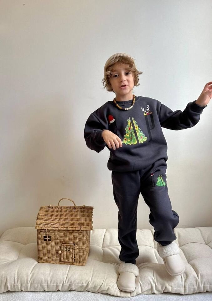 3 İp Şardonlu Yeni Yıl Konseptli Takım