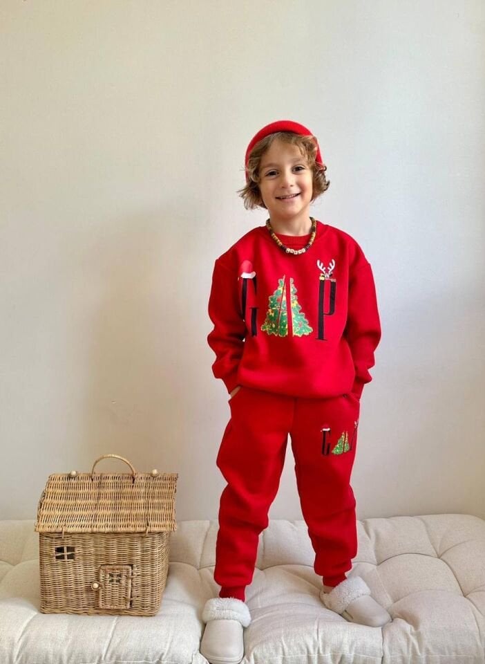 3 İp Şardonlu Yeni Yıl Konseptli Takım