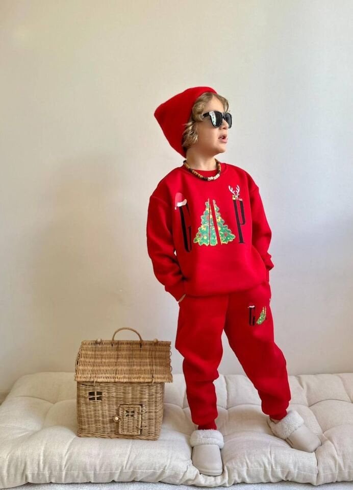 3 İp Şardonlu Yeni Yıl Konseptli Takım