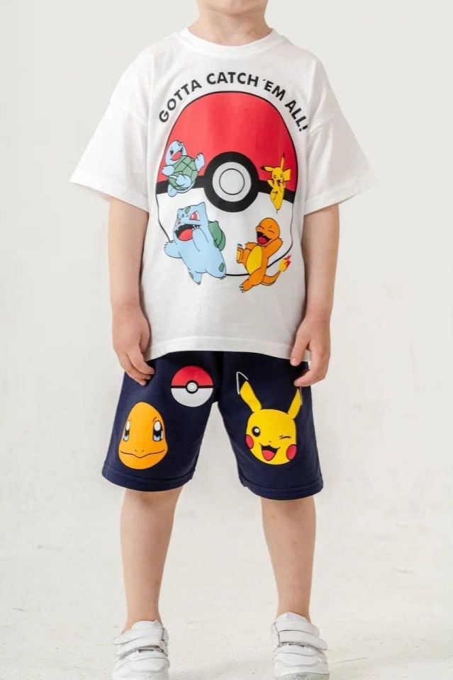 Pokemon Şortlu Takım
