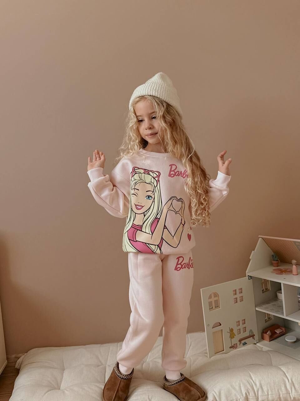 3 ip şardonlu Barbie takım