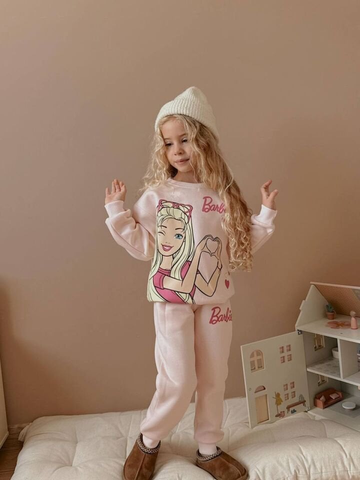 3 ip şardonlu Barbie takım