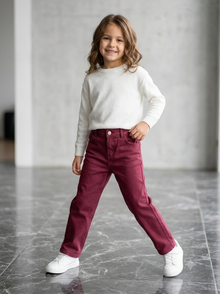 Bordo Jean Pantolon