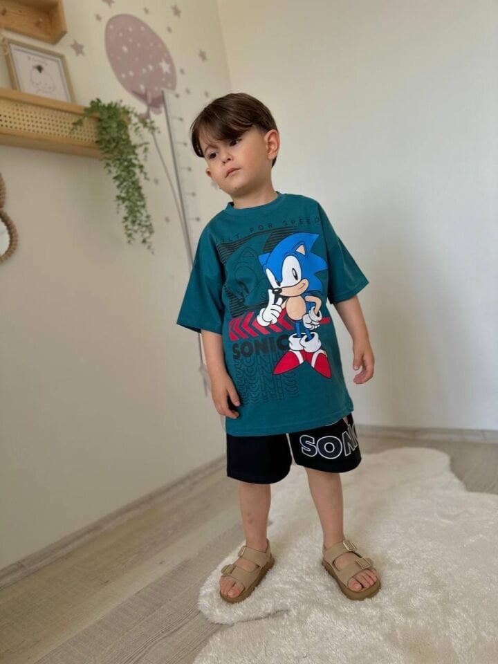 Sonic şortlu takım