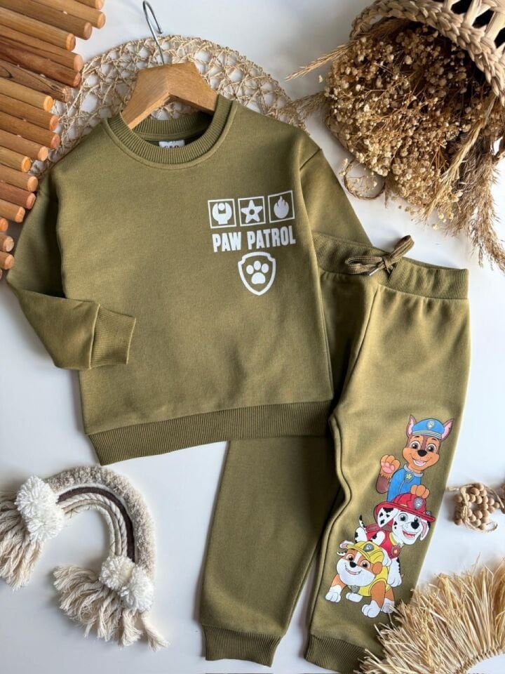 3 İplik Fırçalı Kumaş Paw Patrol