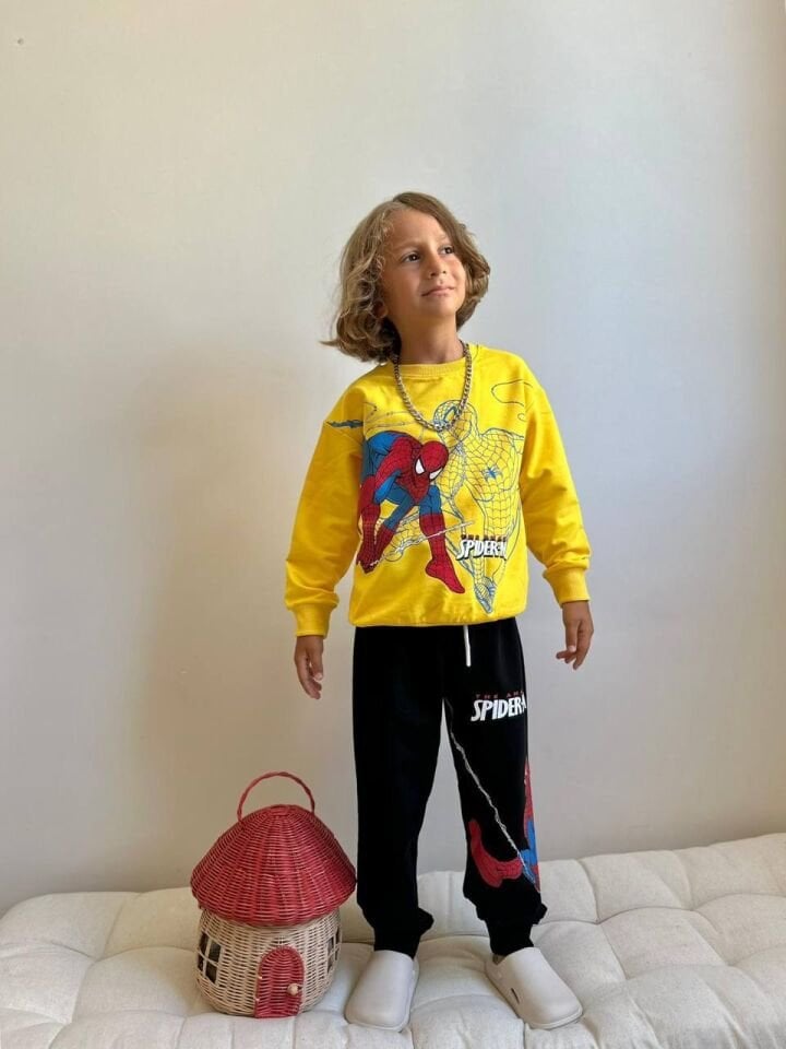 2 ip Spiderman sarı takım
