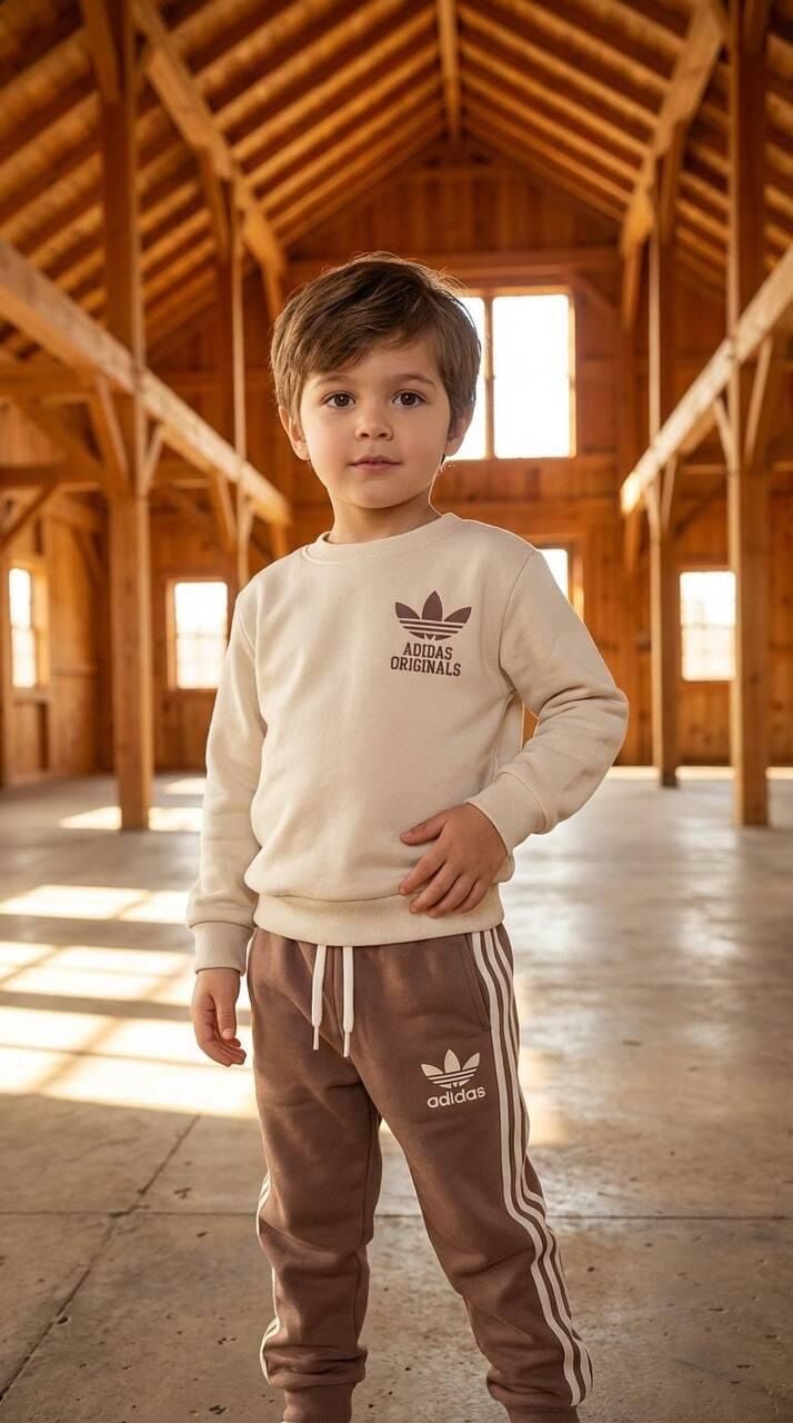 3 İplik Fırçalı Kumaş Adidas Takım