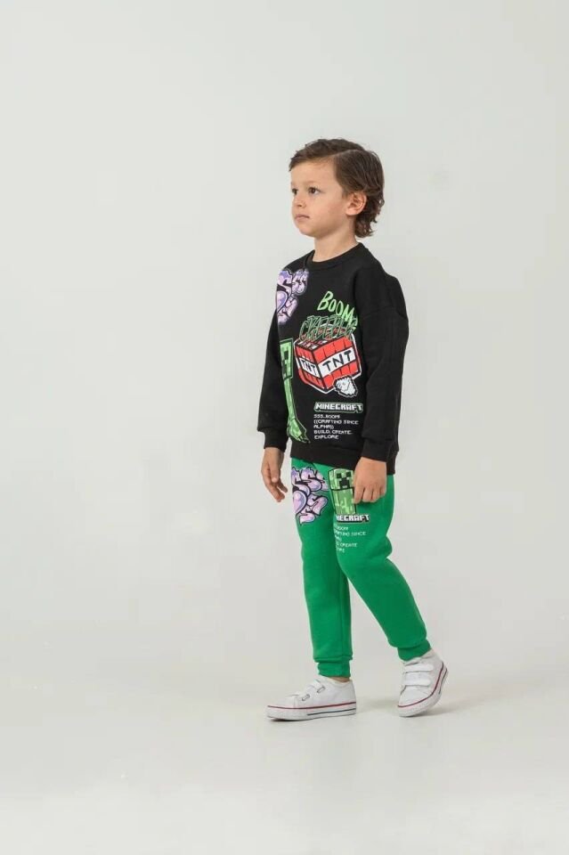 3 İplik Şardonlu Minecraft Takım