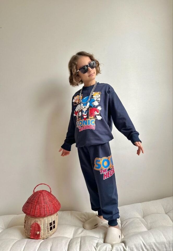 2 İplik Sonic Takım(Lacivert)