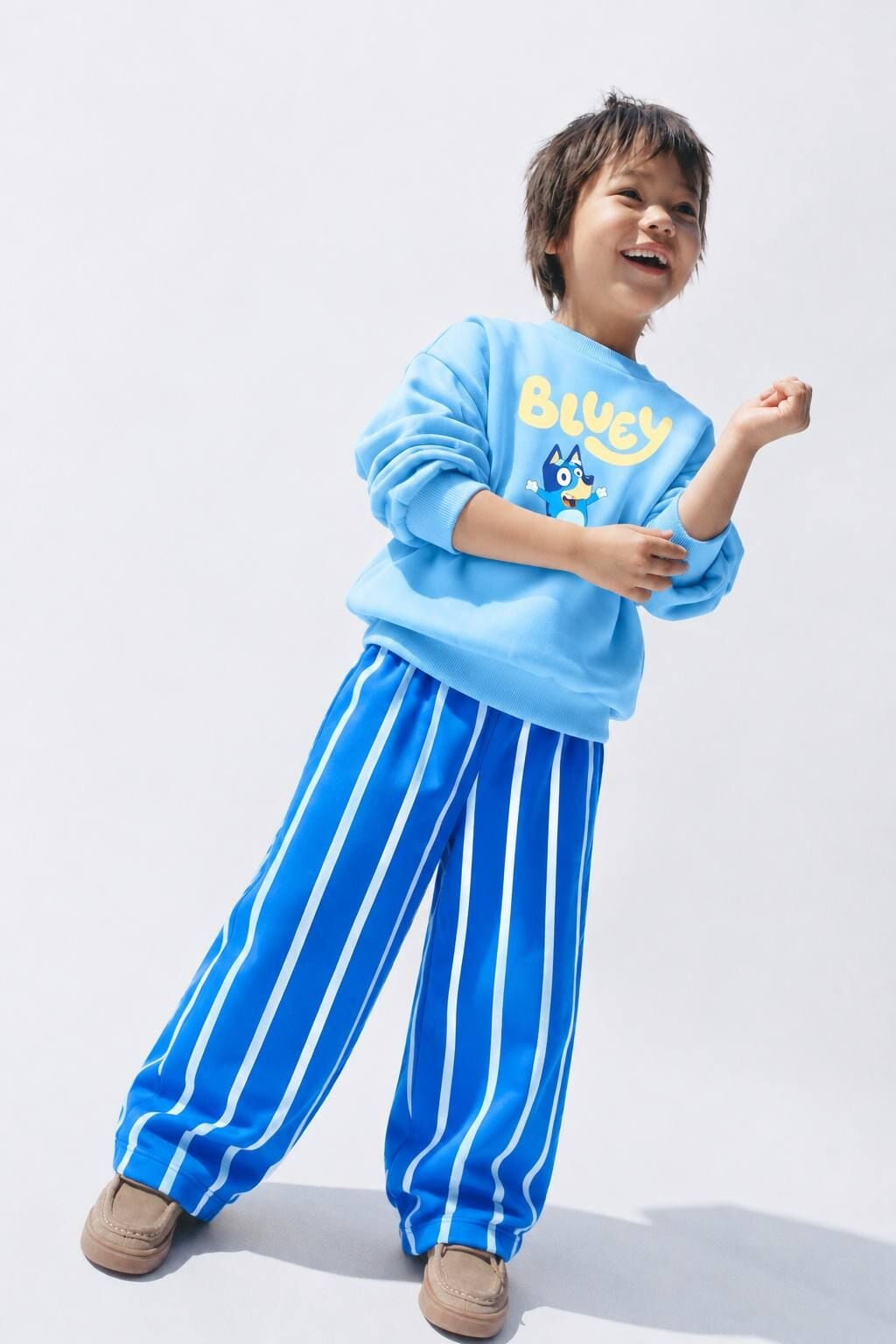 3 İplik Fırçalı Kumaş Bluey Takım