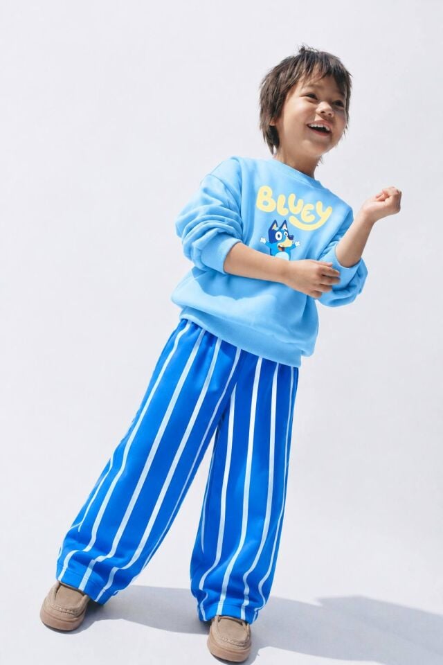 3 İplik Fırçalı Kumaş Bluey Takım