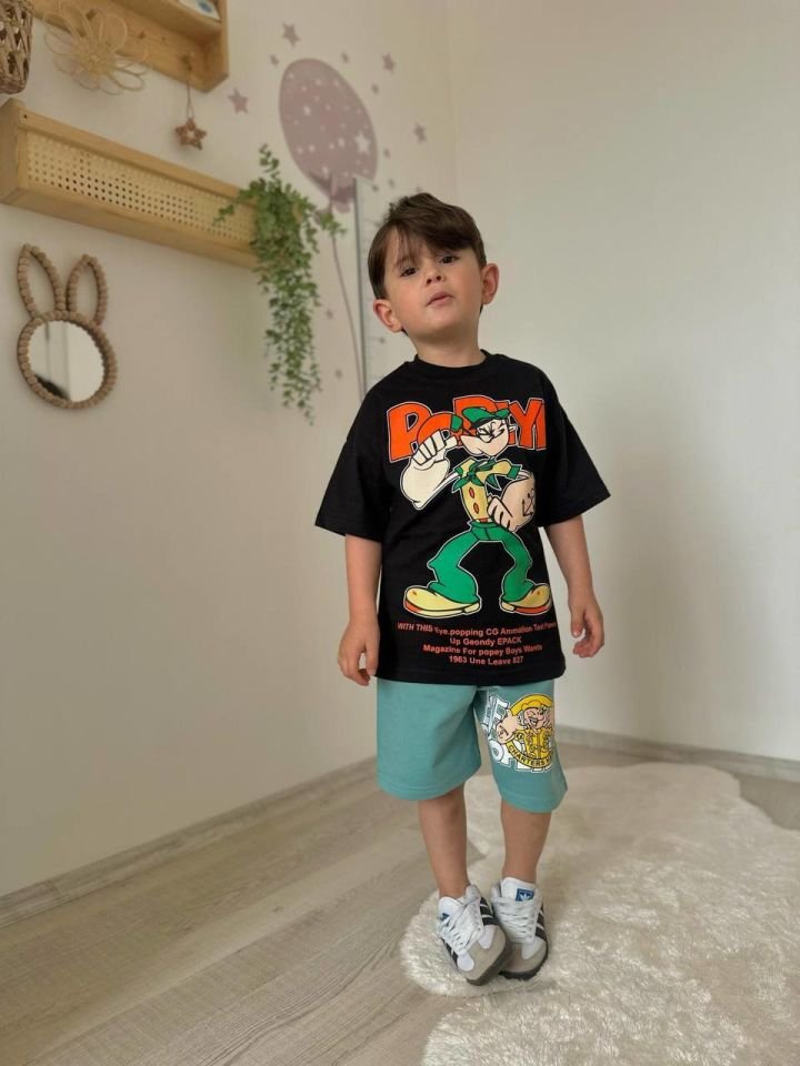 Popeye Şortlu Takım