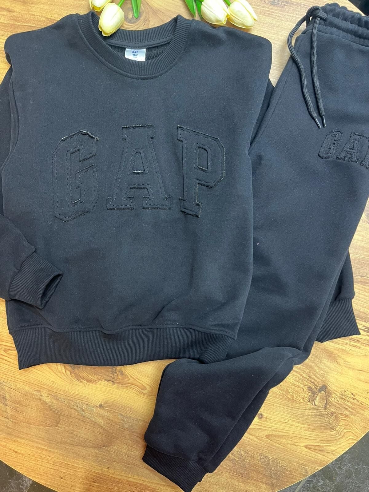 Fırçalı Kumaş Lacivert Takım