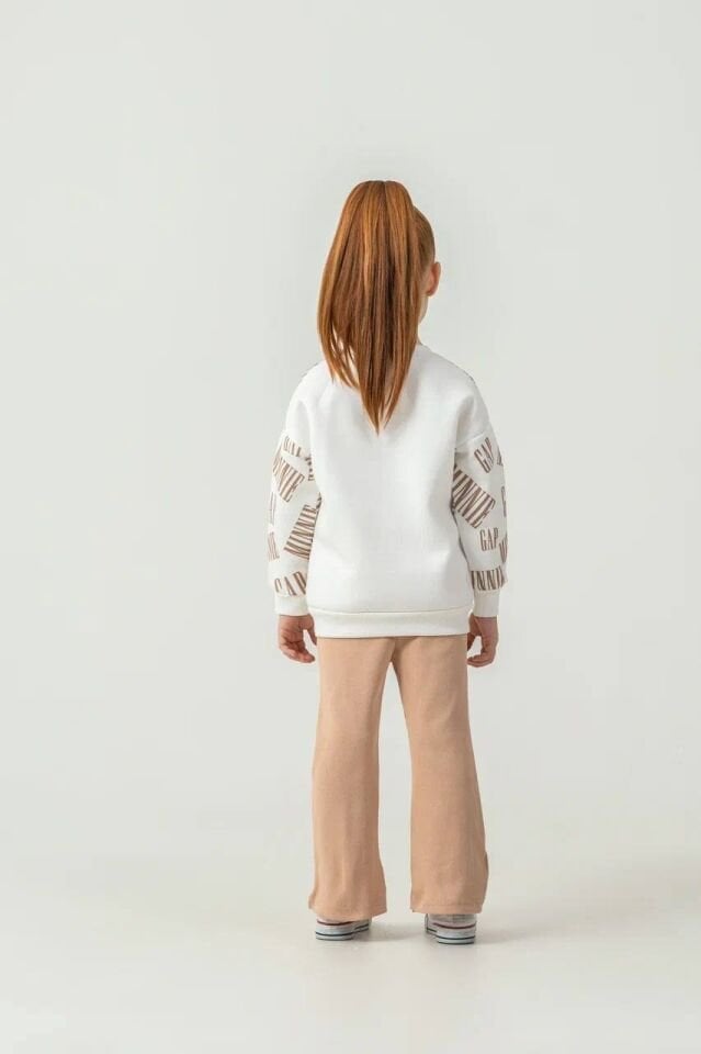 3 İplik Şardonlu Minnie Mouse Taytlı Takım