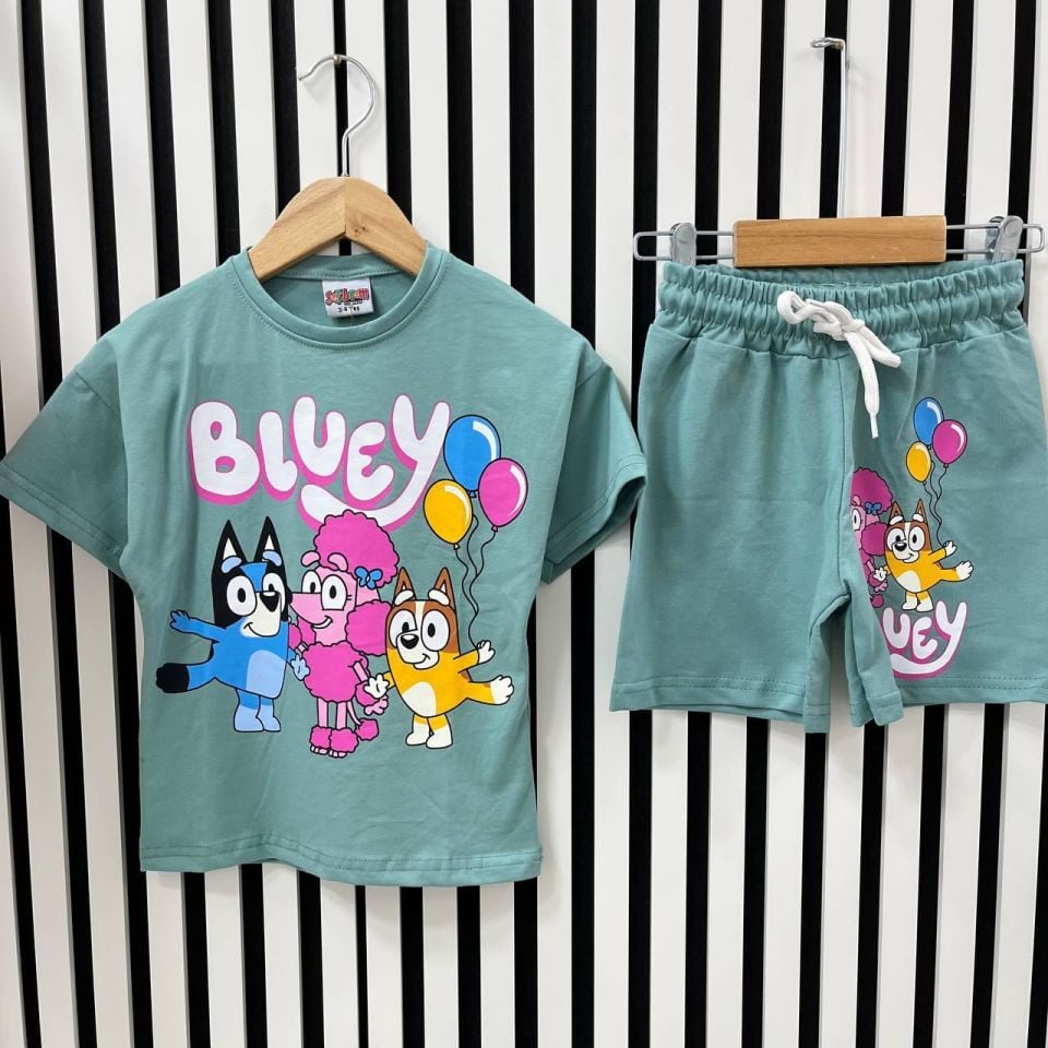 Bluey Şortlu Takım