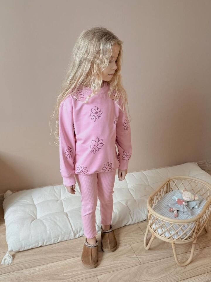 2 İplik Çiçekli Takım