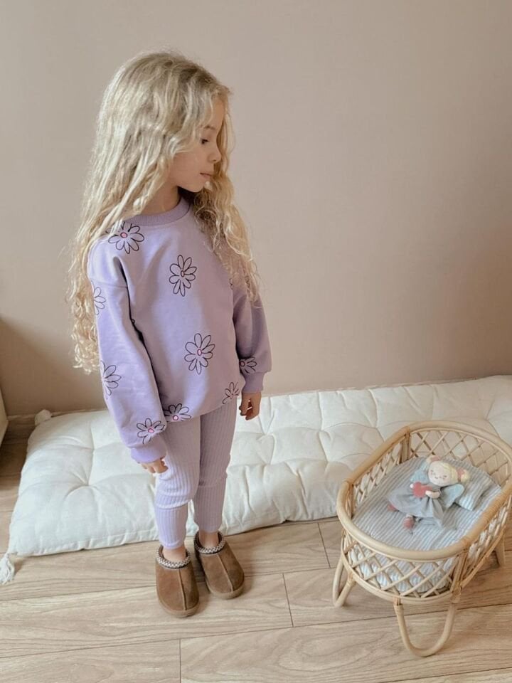 2 İplik Çiçekli Takım