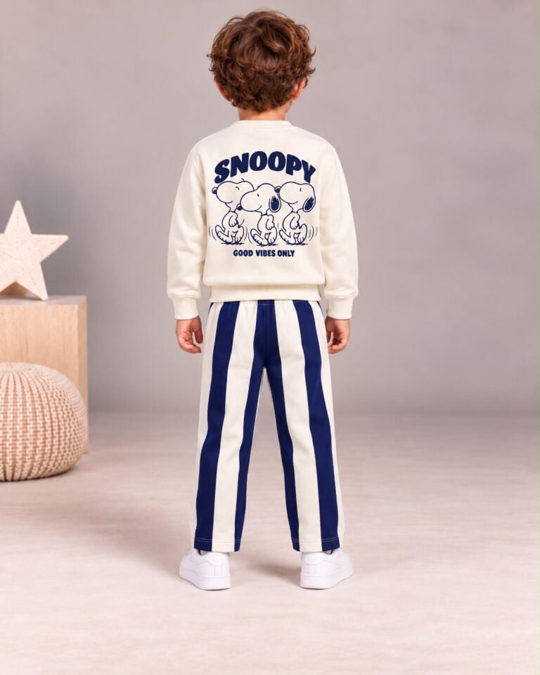 3 İplik Snoopy Takım