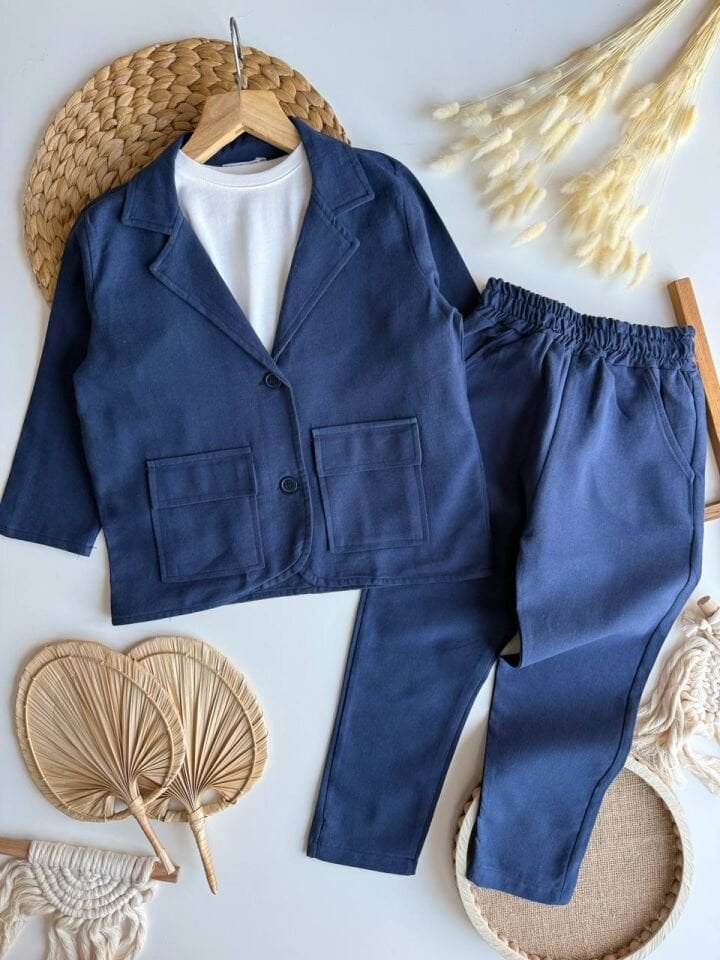 2’li Keten Lacivert Takım